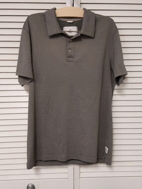 Reigning Champ Men's Olive Gray Polo